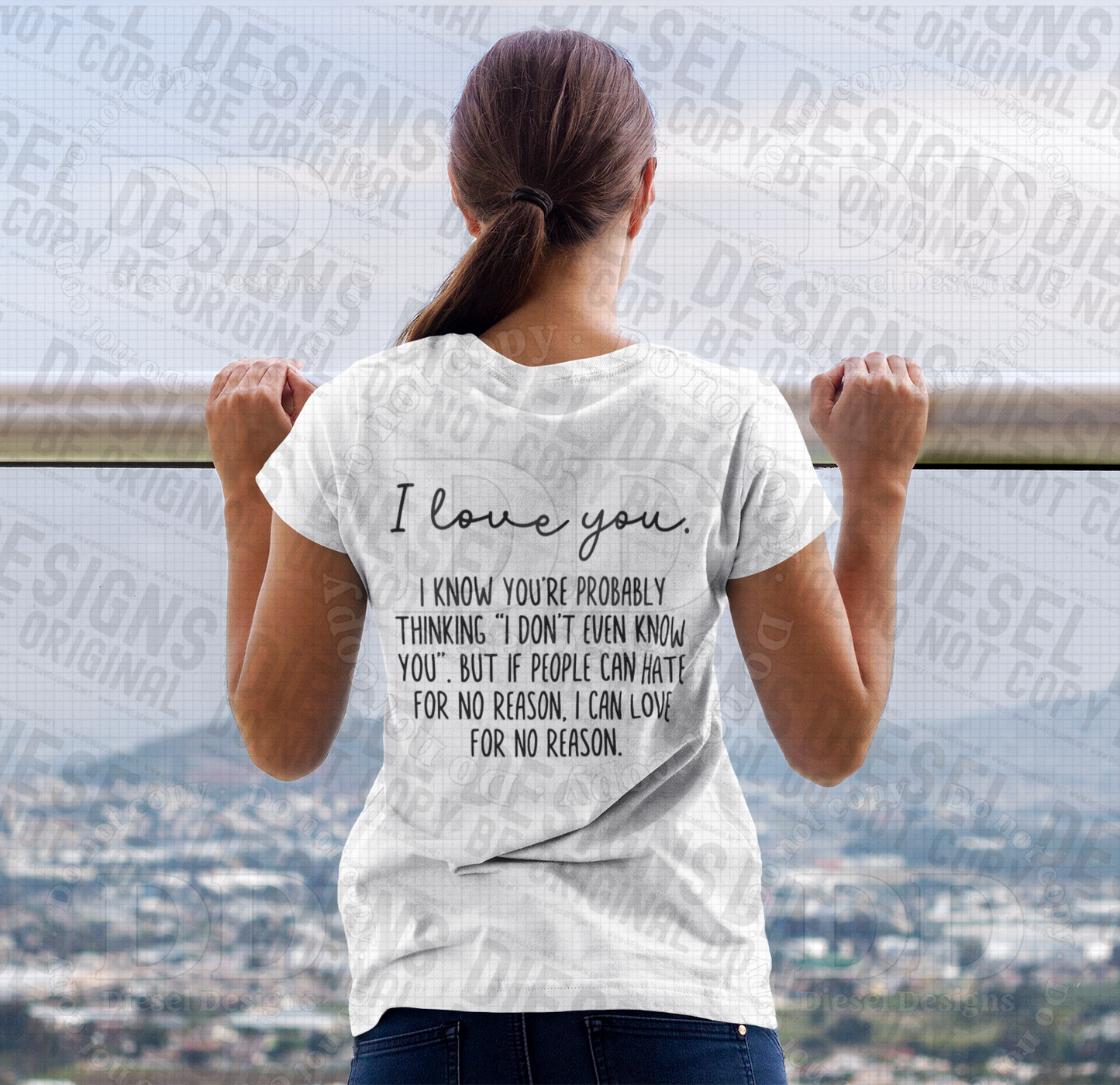 I love You | 300 DPI | Transparent PNG | Digital File Only