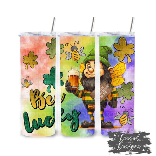 Bee Lucky | 20oz. Tumbler Wrap | 300 DPI | Digital File Only