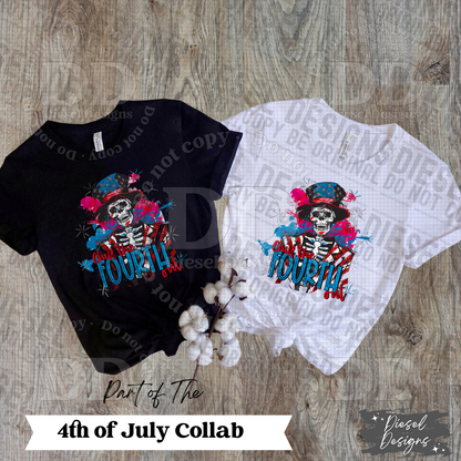 4th of July Collab | 300 DPI | PNG | Seamless | Tumbler Wraps | Collab | Digital File Only