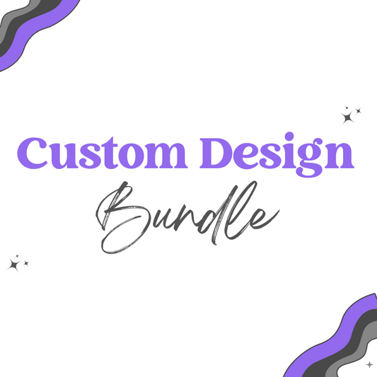 Custom Design Bundle | 5 Designs | Printing License Included