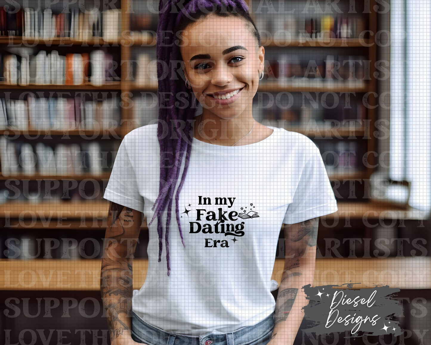 In my Fake Dating Era | 300 DPI | Transparent PNG | Digital File Only