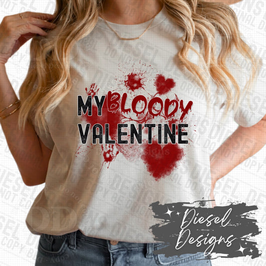 My Bloody Valentine | 300 DPI | Transparent PNG | Digital File Only