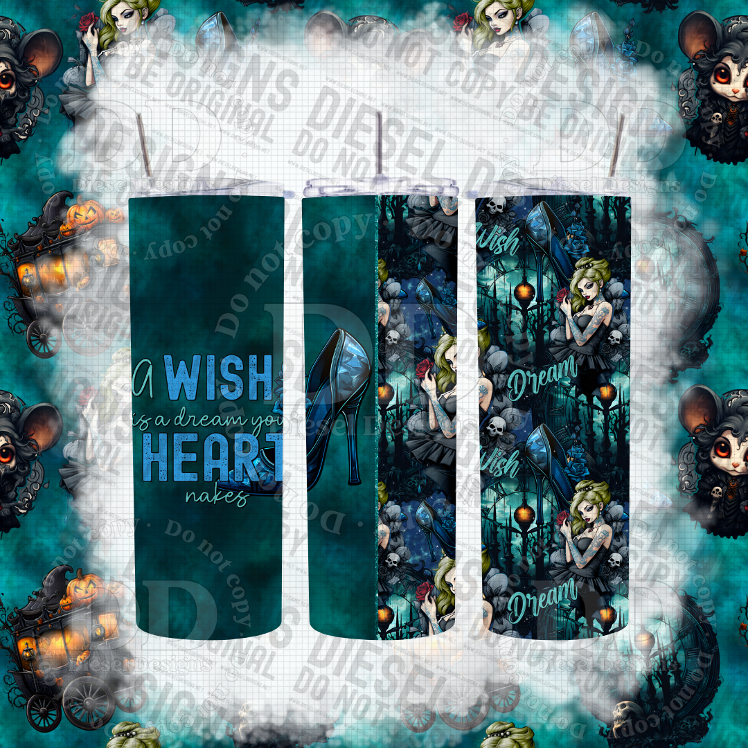 A wish your heart makes | 300 DPI | PNG | Seamless | Tumbler Wraps
