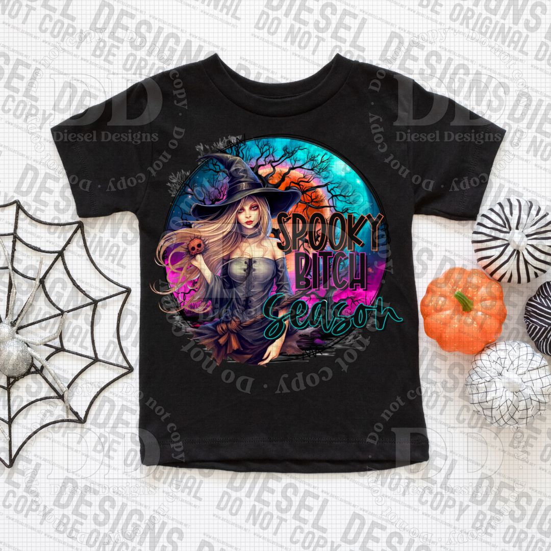 Spooky Bitch Season | 300 DPI | Transparent PNG