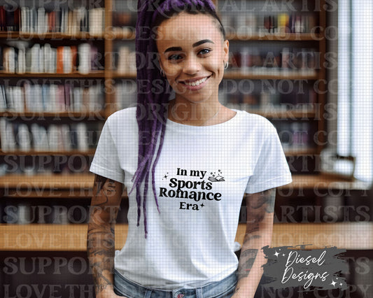 In my Sports Romance Era  | 300 DPI | Transparent PNG | Digital File Only
