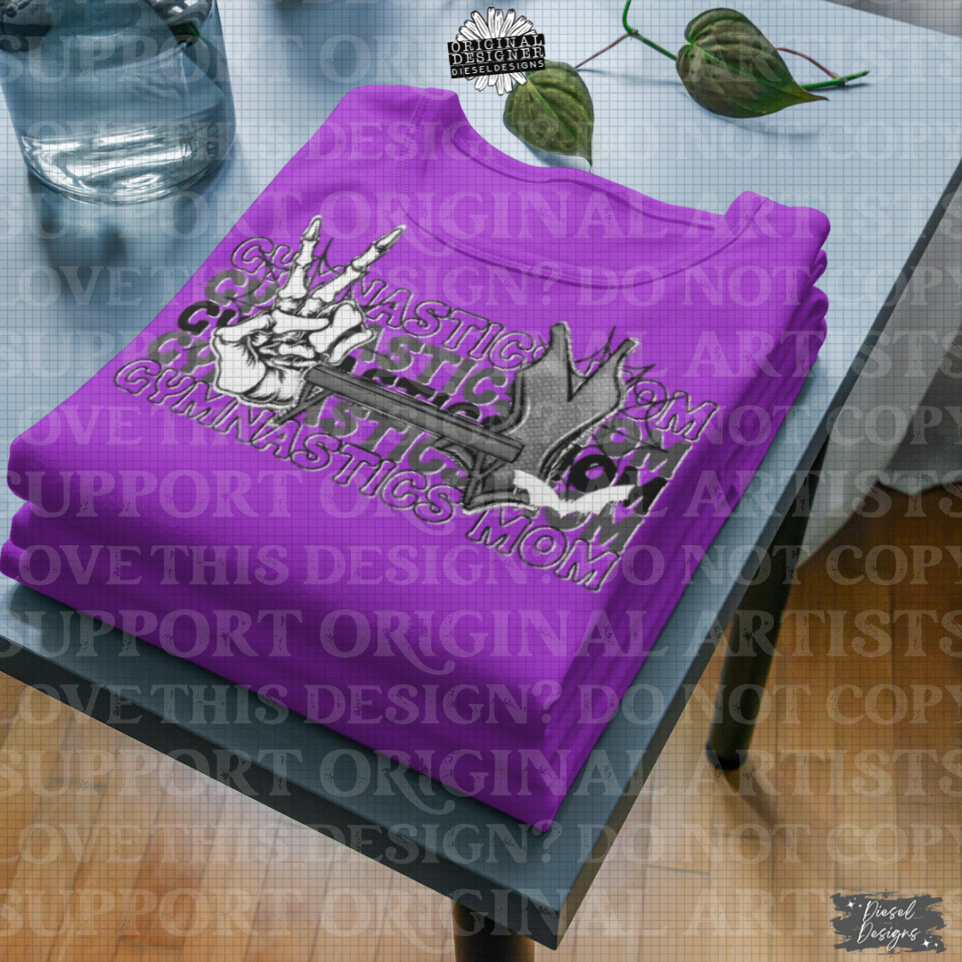 Gymnastics Mom | 300 DPI | Transparent PNG | Digital File Only