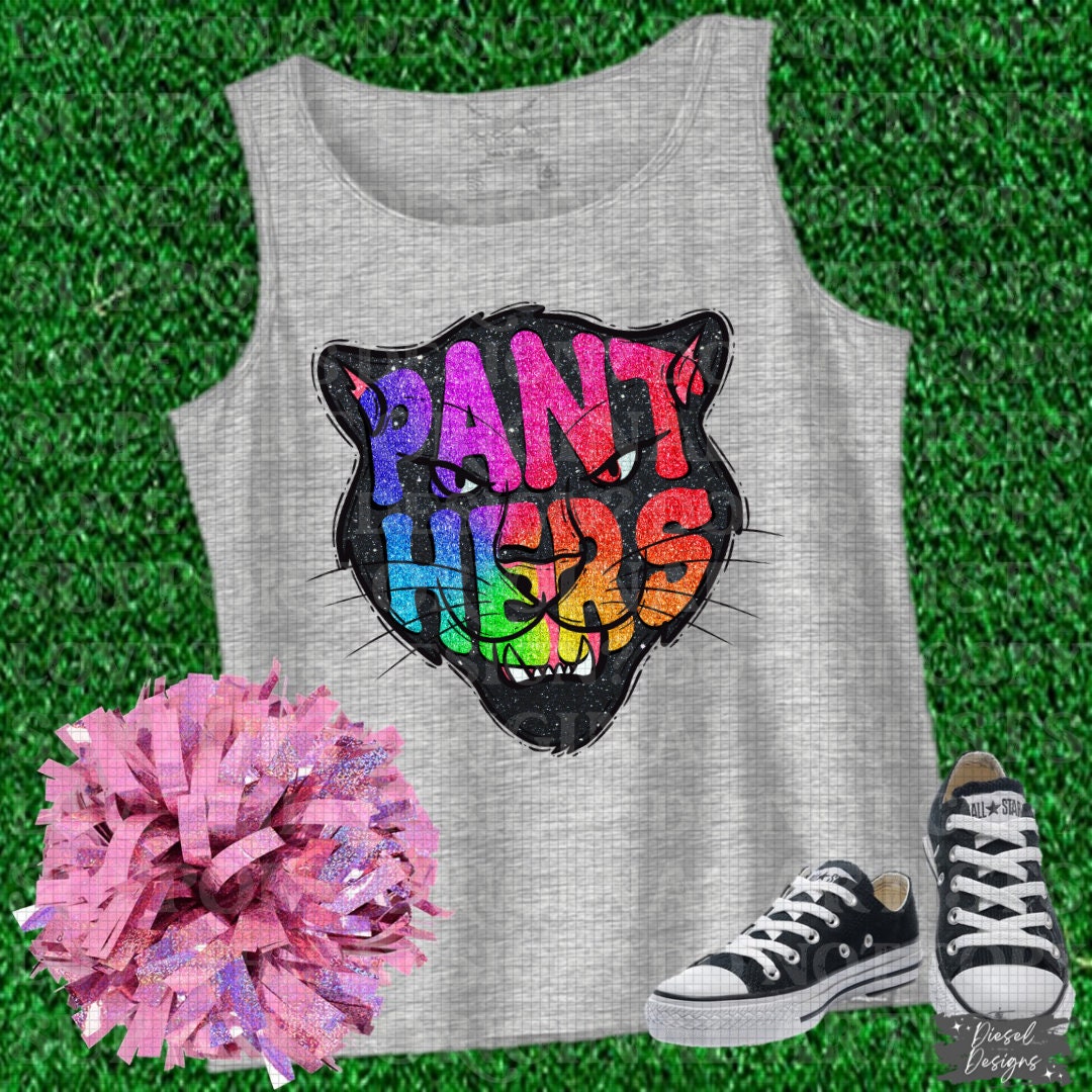 Panthers Mascot | 300 DPI | Transparent PNG | Digital File Only