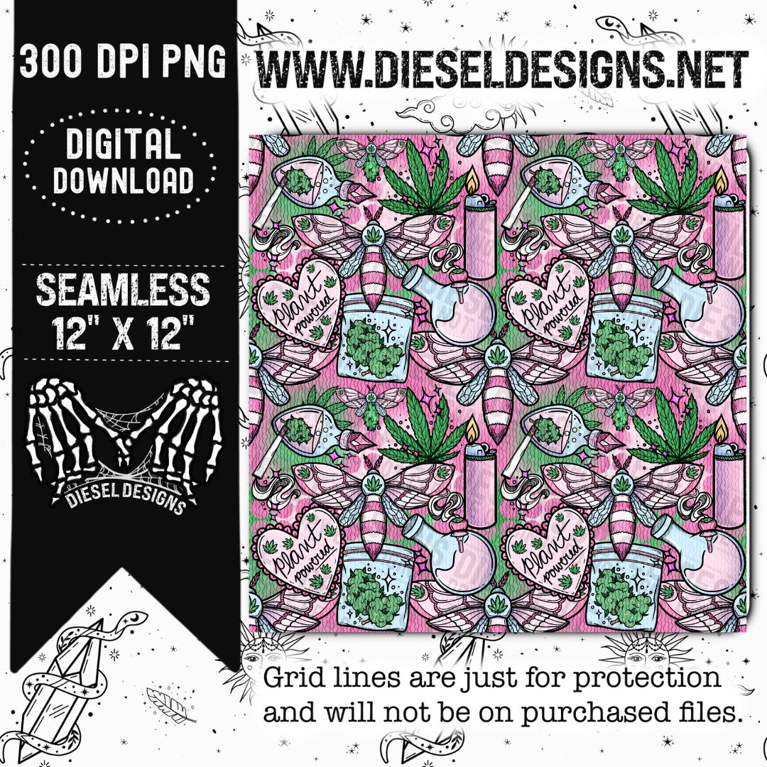 420 Moth | 300 DPI | 12" x 12" | Seamless File