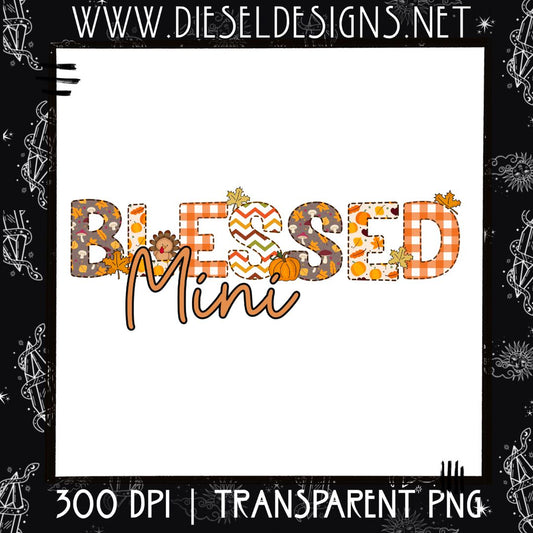 Blessed Mini PNG | 300 DPI | Transparent PNG