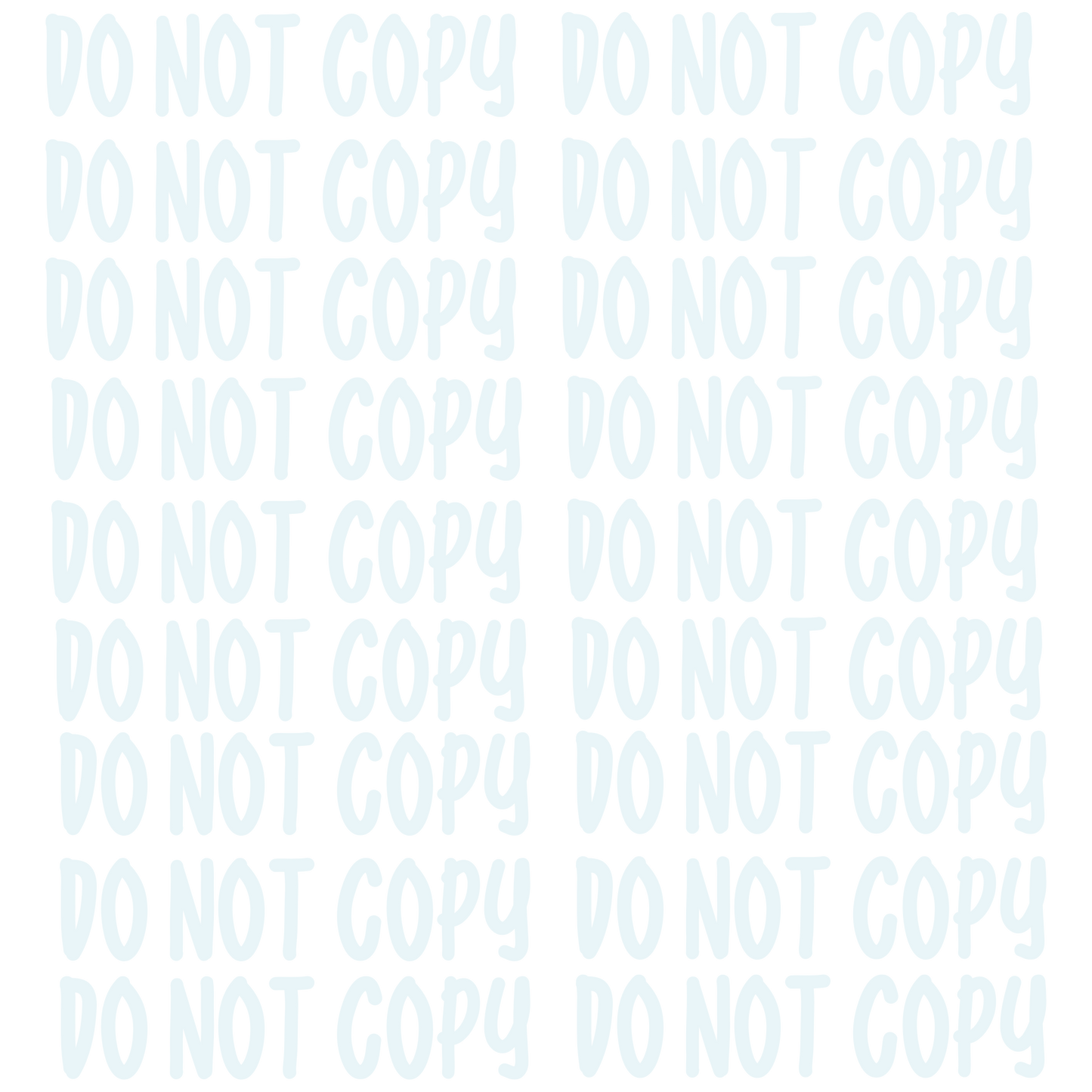 Free Watermark - Do Not Copy, Large | Black & White version included