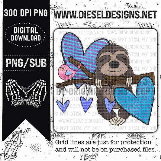 Hanging Sloth PNG  | 300 DPI | Transparent PNG