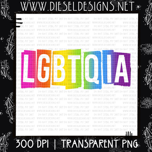 LGBTQIA  | 300 DPI | PNG |
