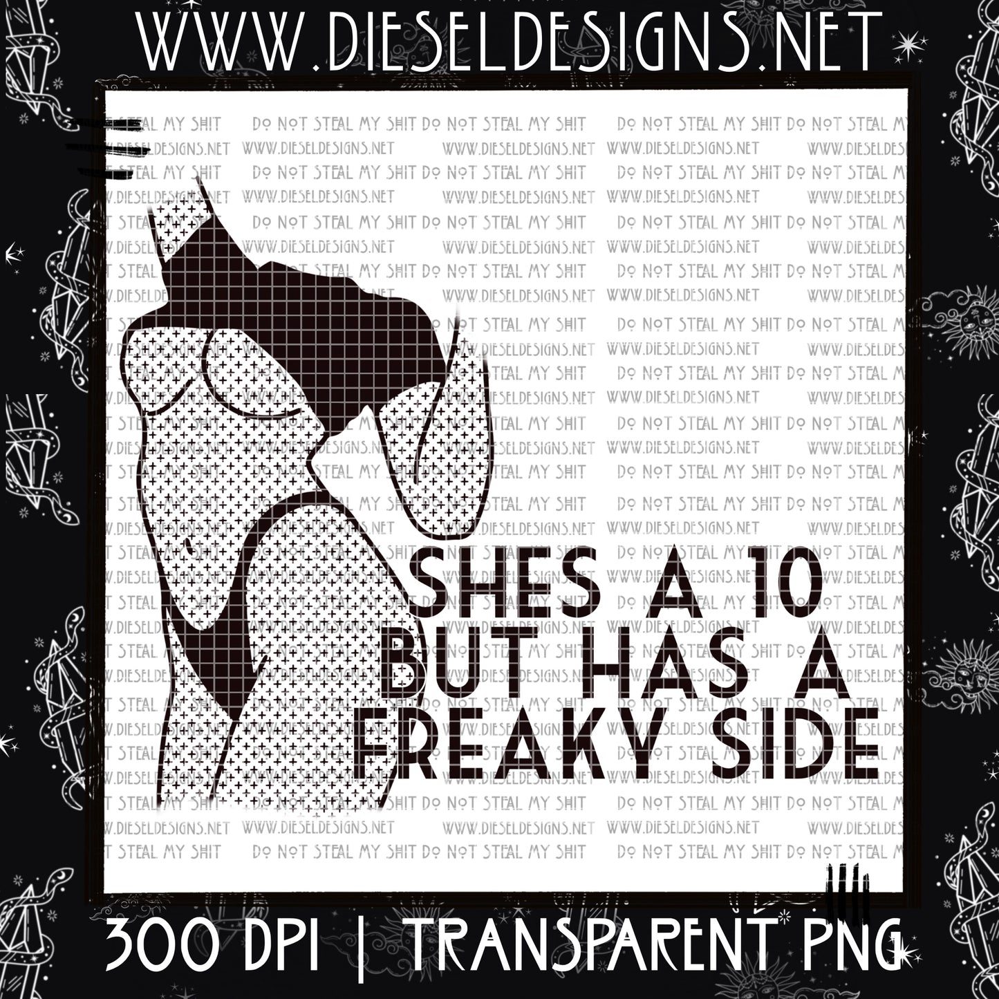 She's a 10 but has a freaky side | Sunday Exclusive | 300 DPI PNG