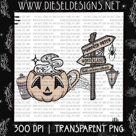 Cutesy Fall | 300 DPI | Transparent PNG