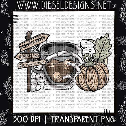 Coffee & Fall | 300 DPI | Transparent PNG