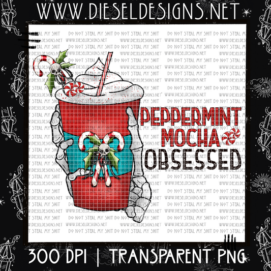 Peppermint Mocha PNG | 300 DPI | PNG |