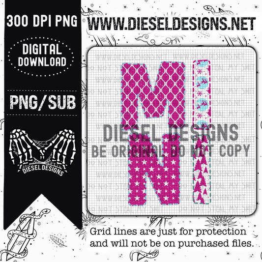 Pink Christmas Mini PNG  | 300 DPI | Transparent PNG