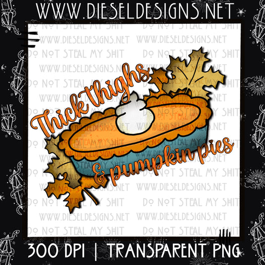 Pumpkin Pies PNG | 300 DPI | Transparent PNG