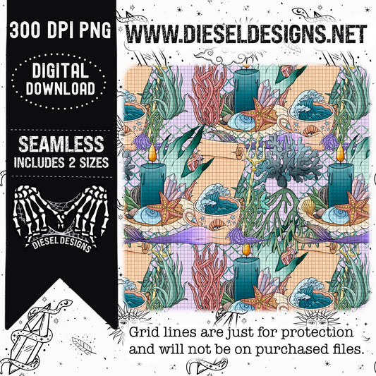 Sleeping Mermaid | Design | 300 DPI | PNG
