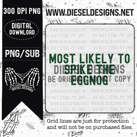 Spike Eggnog | 300 DPI | PNG |
