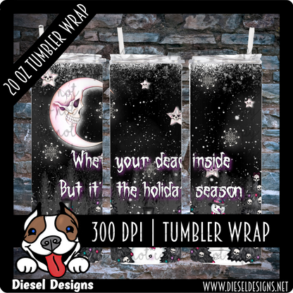 Spooky Christmas Collab | 300 DPI | PNG | Seamless | Tumbler Wraps