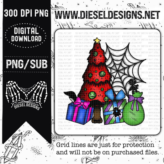 Christmas Scene PNG | 300 DPI | Transparent PNG