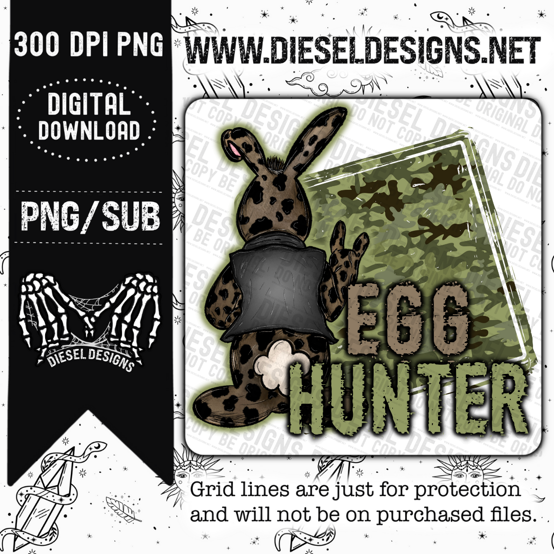 Egg Hunt | 300 DPI | Transparent PNG