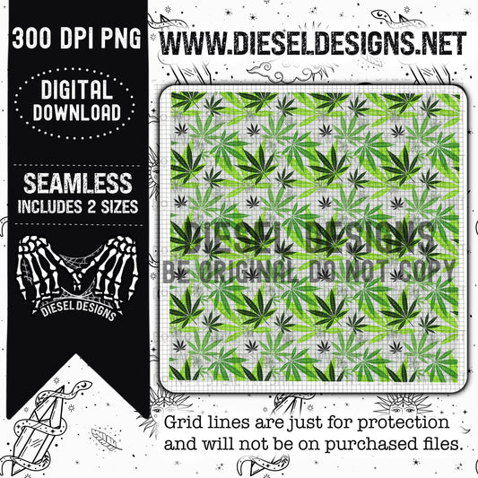 Leaves Seamless | 300 DPI | Seamless 12"x12" | 2 sizes Included