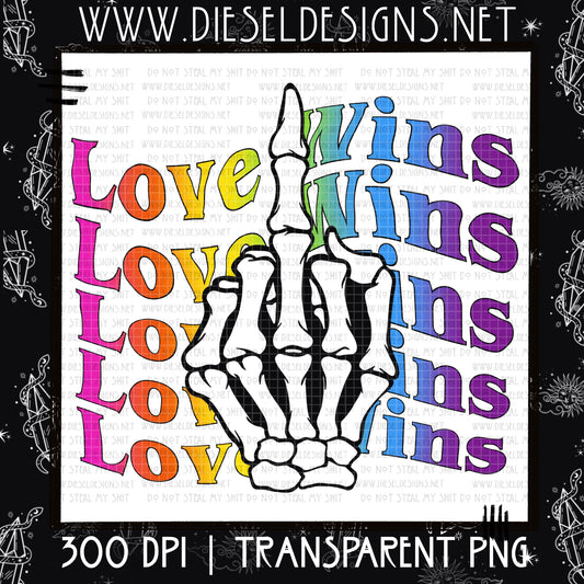 Love Wins  | 300 DPI | PNG |