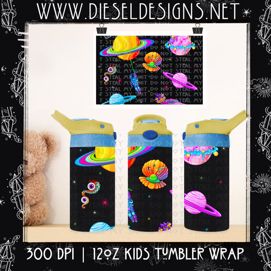 Space 2 Kids Tumbler Wrap | 300 DPI |