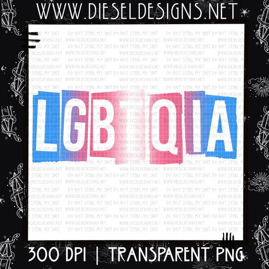 Trans LGBTQIA | 300 DPI | PNG |