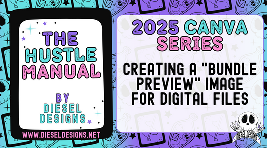 How to Create a "Bundle Preview" Image for Digital Files in Canva (Beginner Friendly)