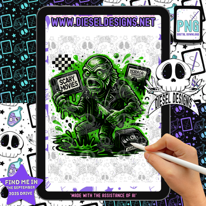 Swamp Thing PNG  | 300 DPI | Transparent PNG | Digital File Only