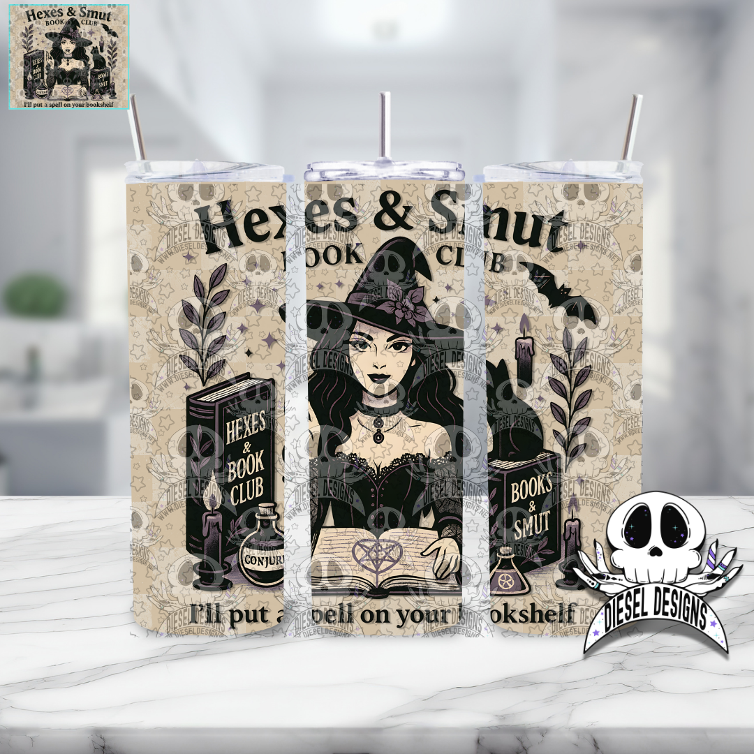 Hexes and Smut Tumbler | 20oz. Tumbler Wrap | 300 DPI | Digital File Only