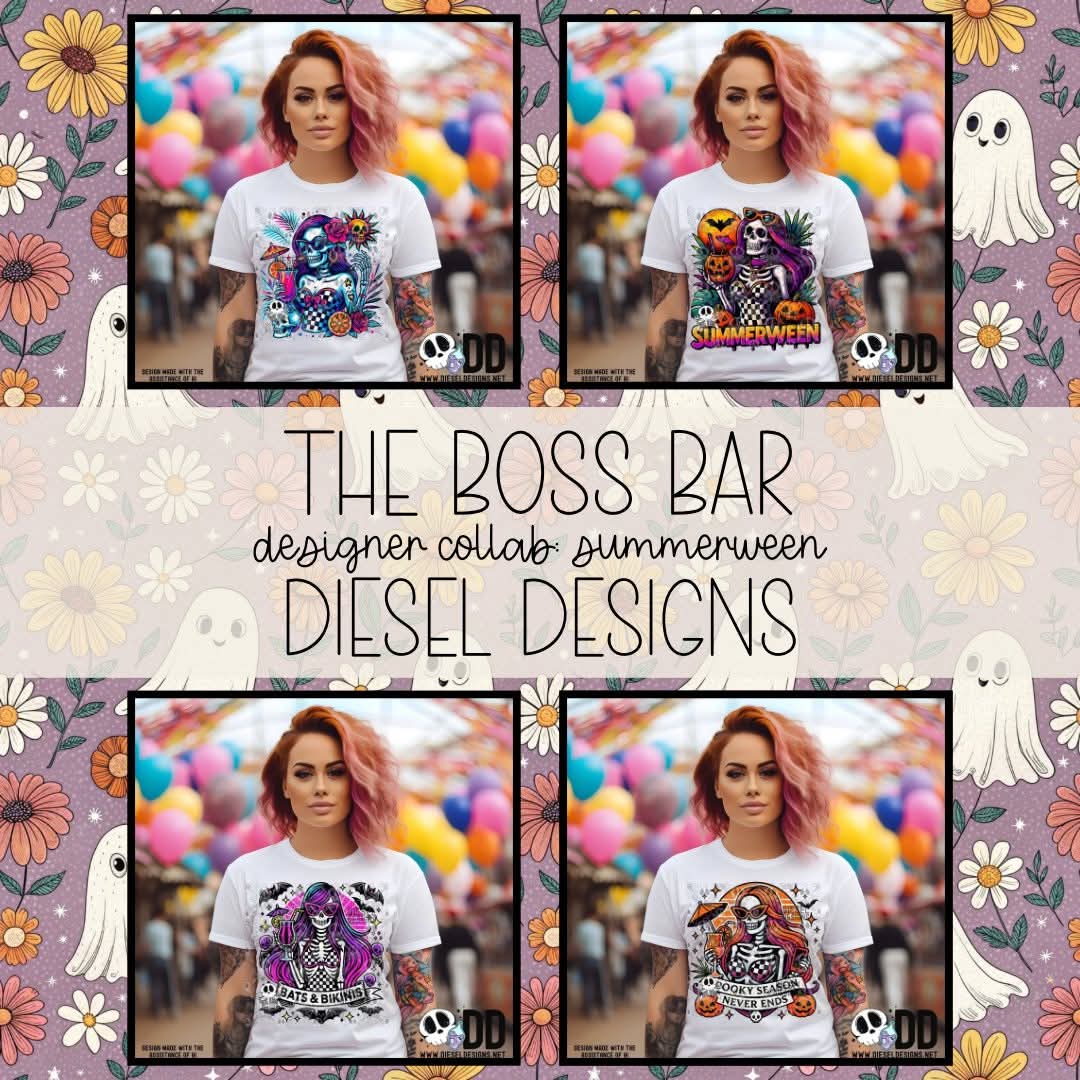 Summerween The Boss Bar Collab | 300 DPI | PNG | Collab | Digital File Only