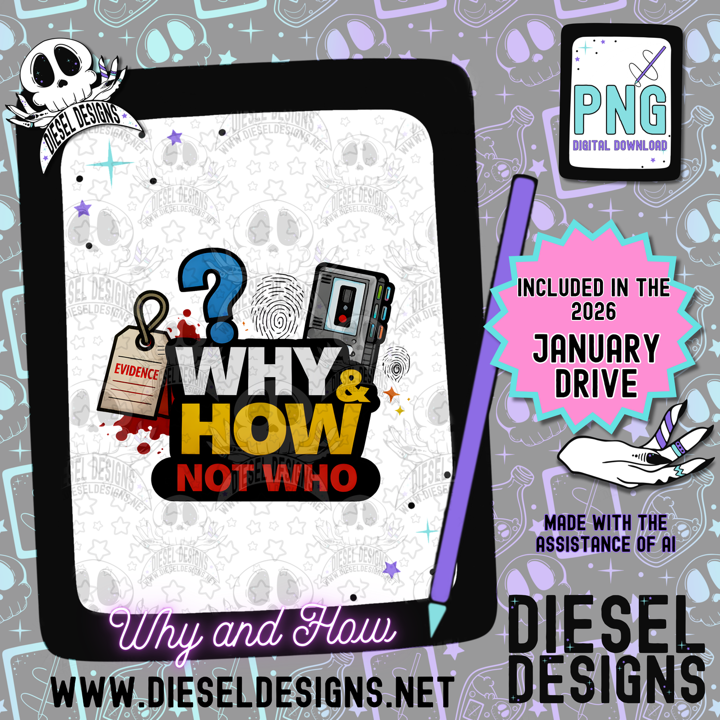 Why And How PNG  | 300 DPI | Transparent PNG | Digital File Only