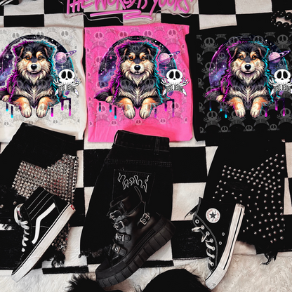 Galaxy Compfy Dog V1 PNG  | 300 DPI | Transparent PNG | Digital File Only