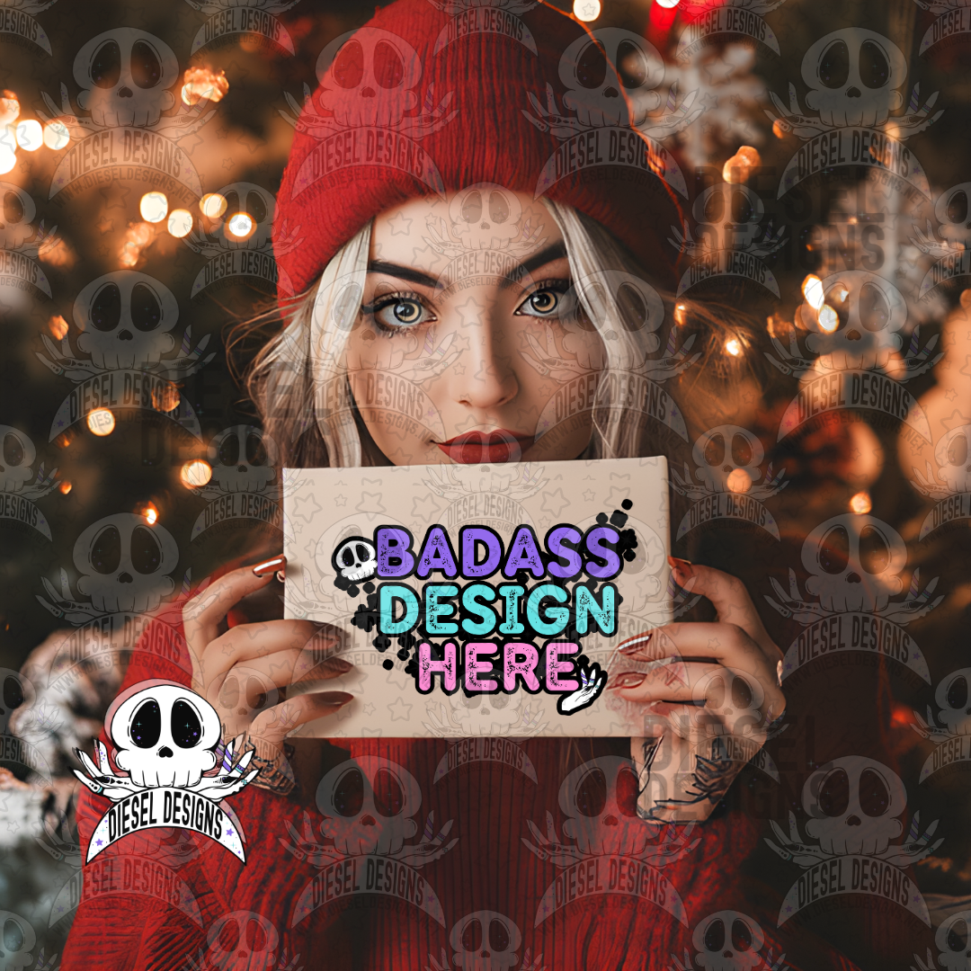 Makeup Bag / Clutch Mock Up Set of 7 | AI Assisted Mock UP | PNG |