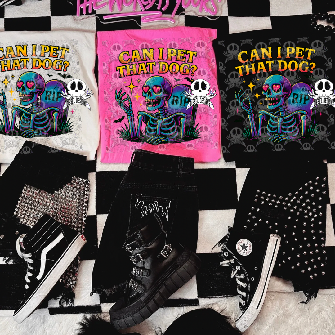 Can I Pet That Dog? PNG  | 300 DPI | Transparent PNG | Digital File Only