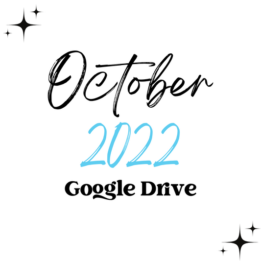 October 2022 Drive  | 300 DPI | Transparent PNG | Seamless | Tumbler Wraps | Clipart