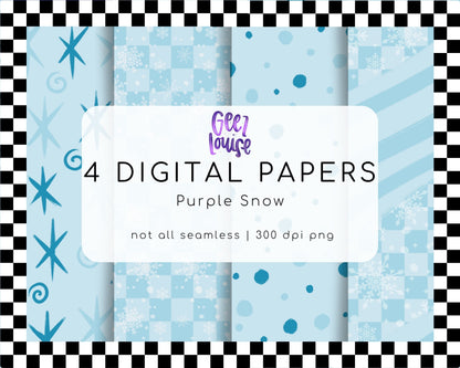 Winter Elements Collab With Geez Louise | Clipart | OTF Fonts | Alpha Sets | Procreate Stamp Set