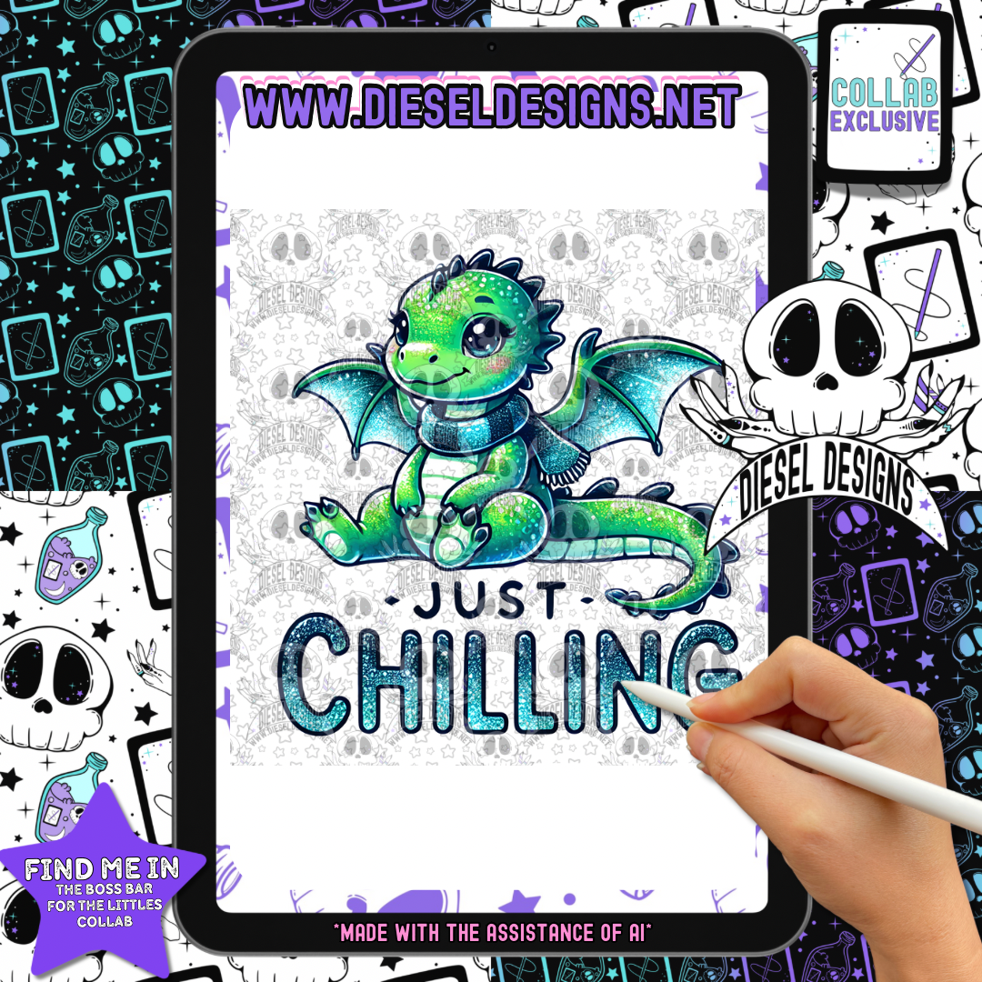 For The Littles The Boss Bar Collab | 300 DPI | PNG | Seamless | Tumbler Wraps | Collab | Digital File Only