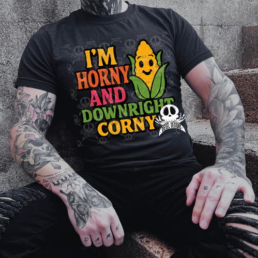 Downright Corny PNG  | 300 DPI | Transparent PNG | Digital File Only