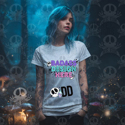 White T-shirt Mushroom Forrest Mock Up Bundle | AI Assisted Mock UP | PNG | Bundle