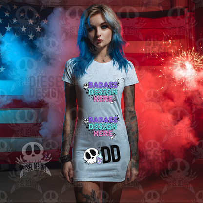 Star Spangled Dresses Mock Up Bundle | AI Assisted Mock UP | PNG | Bundle