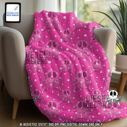 Pink Dots Seamless | Seamless File | 300 DPI | 12" x 12" | Digital File only