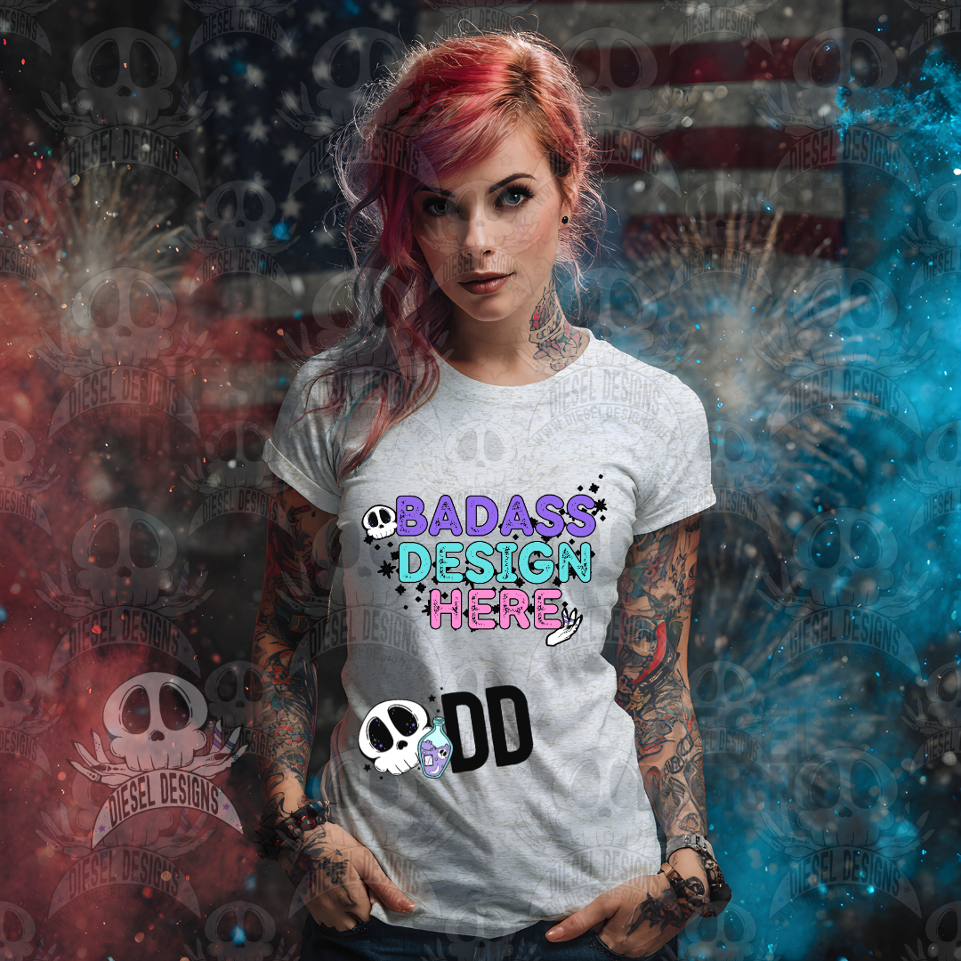 Star Spangled Tshirt Mock Up Bundle | AI Assisted Mock UP | PNG | Bundle