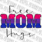 Bisexual Free Mom Hugs | 300 DPI | Transparent PNG