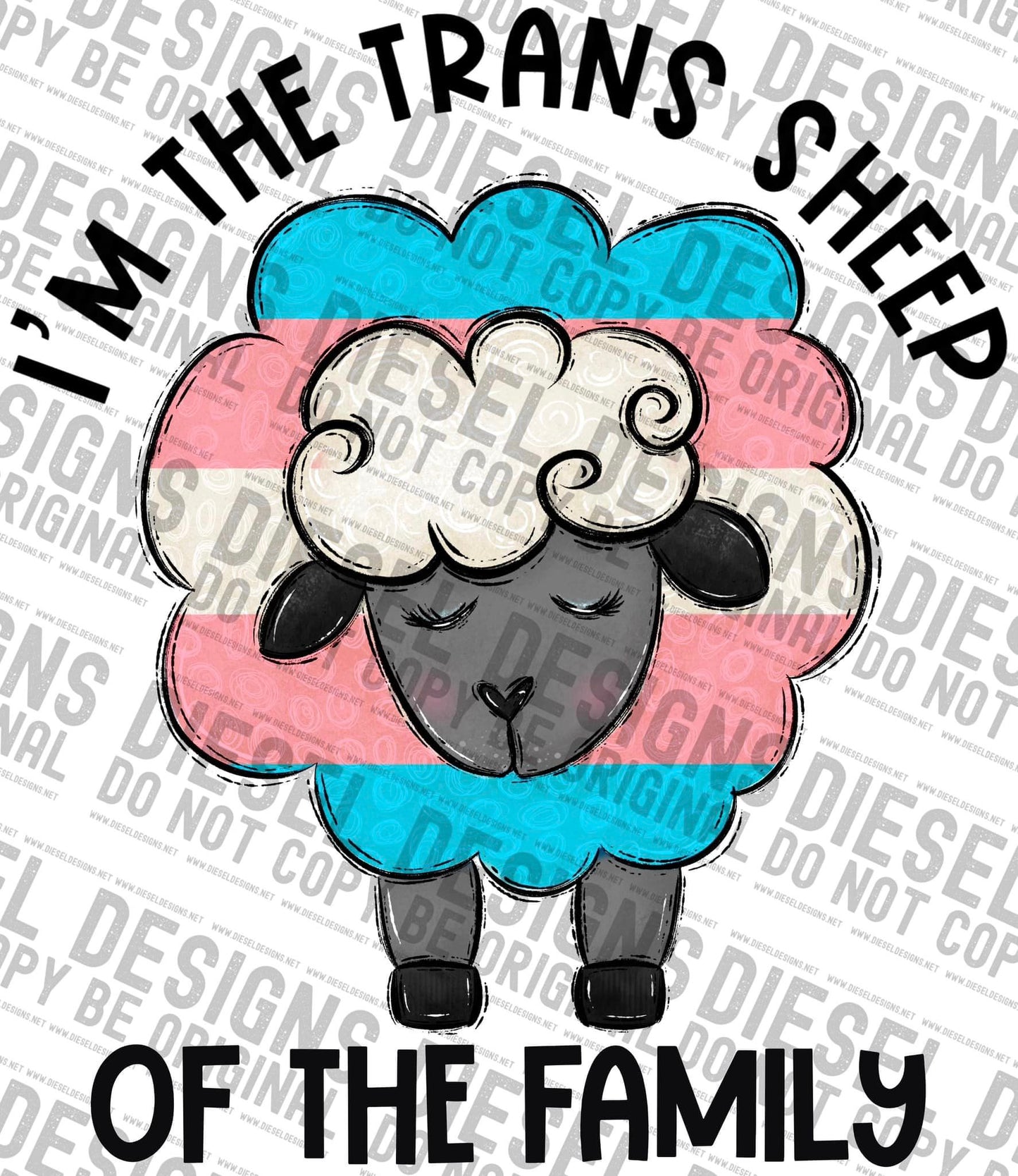 Trans Sheep | 300 DPI | Transparent PNG