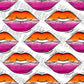 Lesbian lips | 300 DPI | 12" x 12" | Seamless File